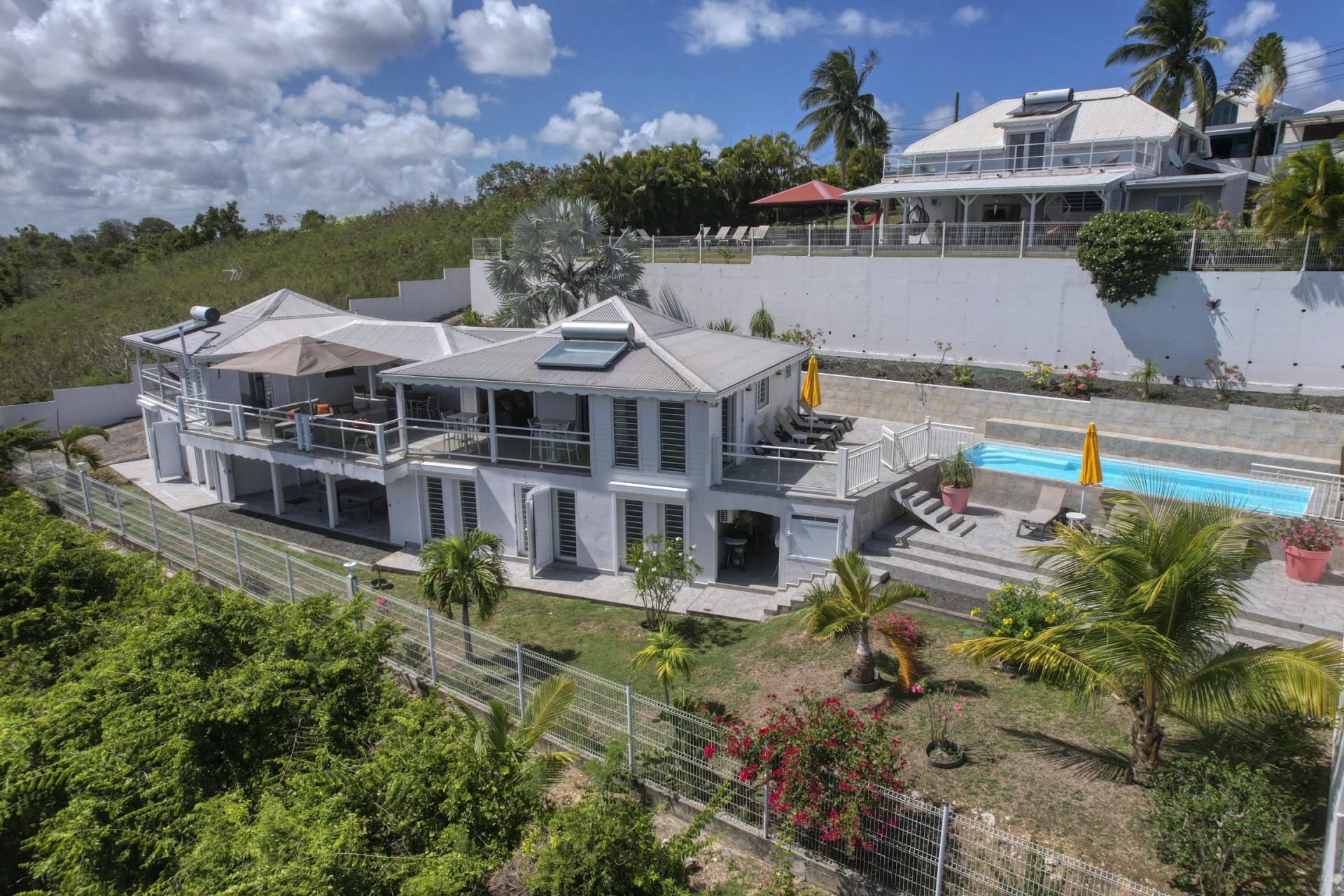 1.Location villa piscine vue mer Saint François Guadeloupe_Vue mer